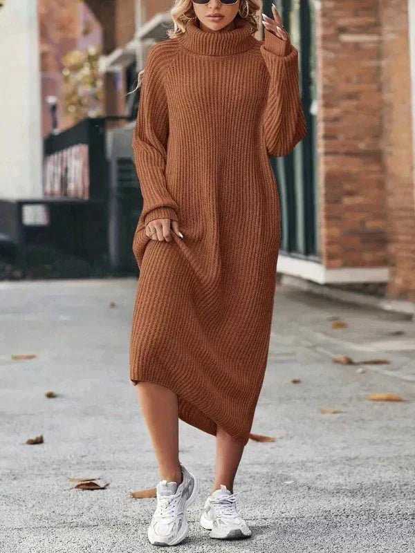 Valenzora - Elegant Knit Dress - Women's Knit Dress for Style and Comfort