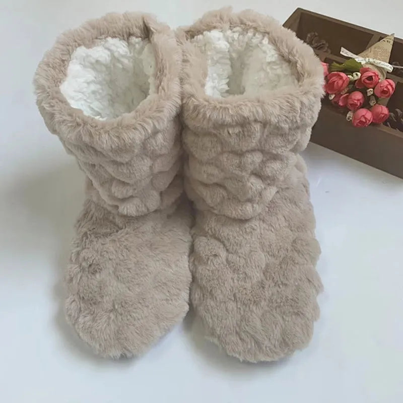 Valenzora | Plush slippers - cozy fleece slippers