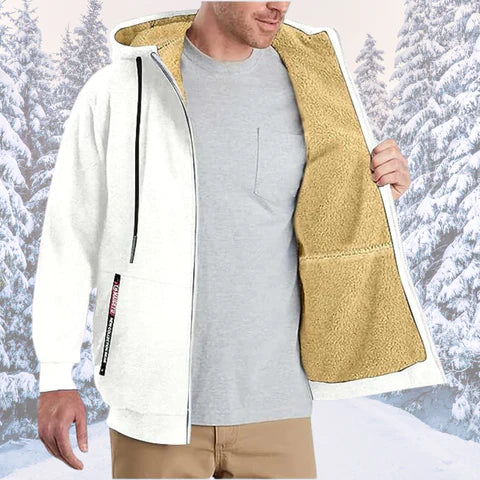 Valenzora | Kapuzenpullover mit Fleece-Futter und Reißverschluss