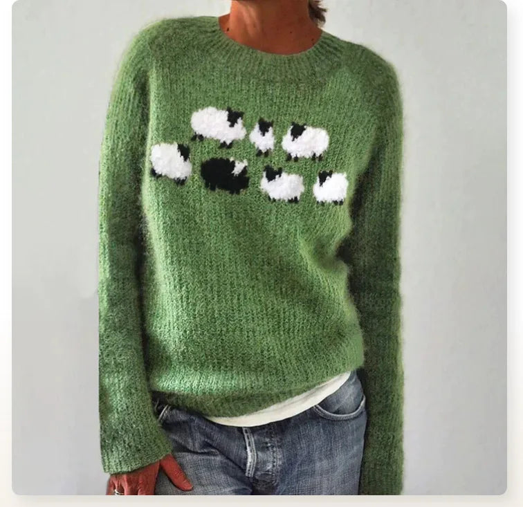 Valenzora | Retro Herbstpullover