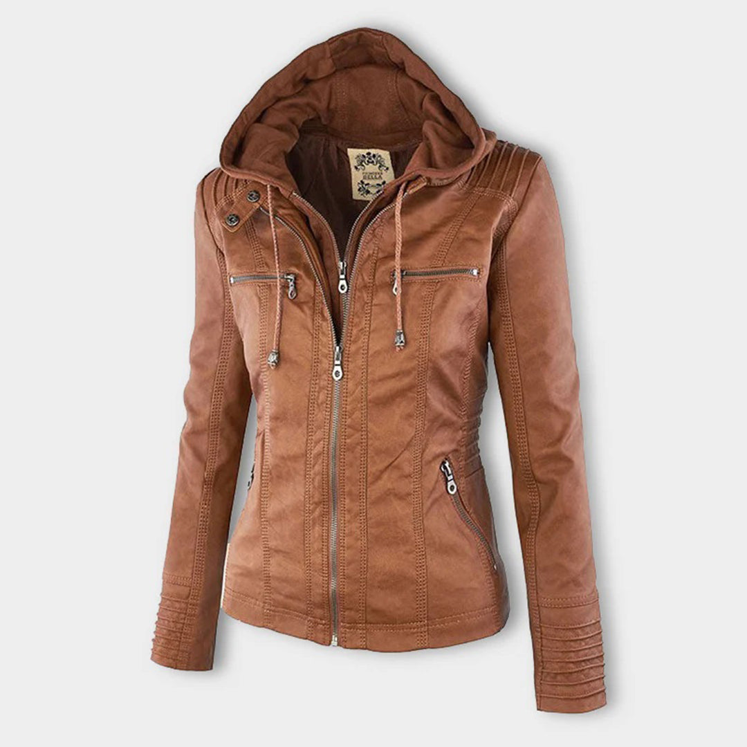 Valenzora | Vegan Leather Jacket for Women