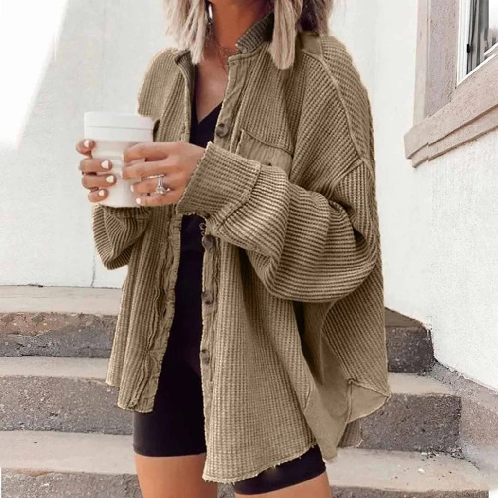 Valenzora Rippenstrick-Cardigan Eleganz