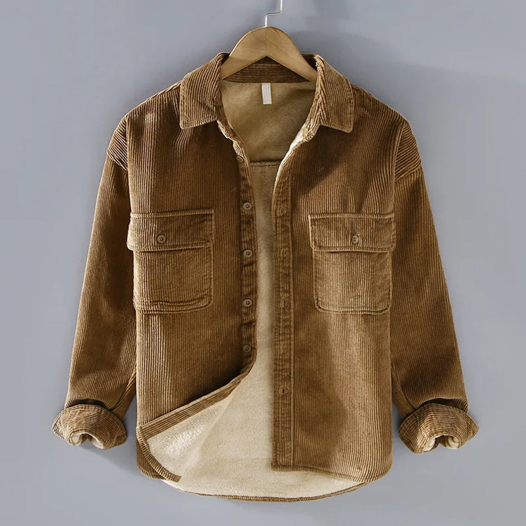 Valenzora | Long-sleeved corduroy jacket with pockets
