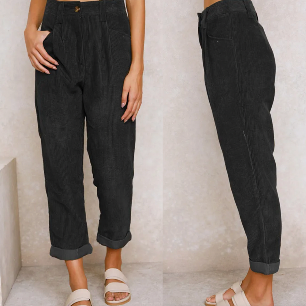 Valenzora - Stylish corduroy trousers