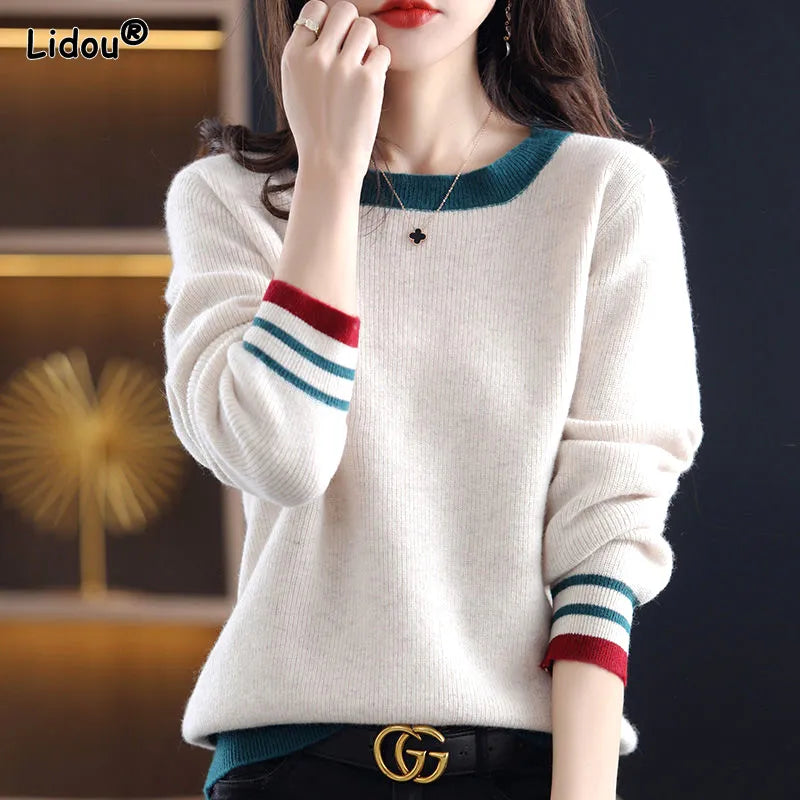 Plain-colored sweaters