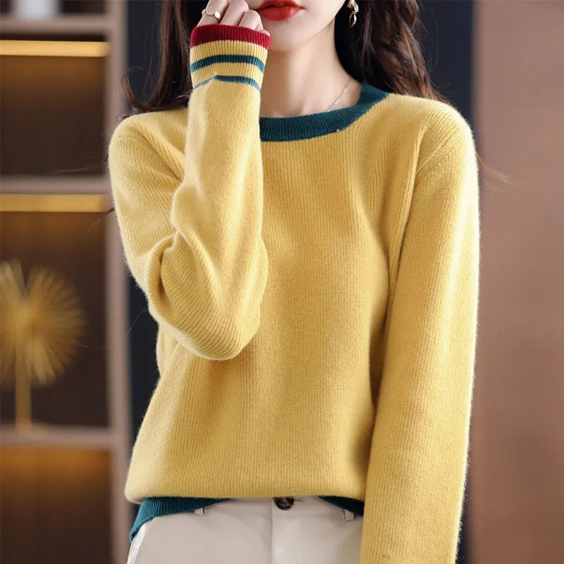Plain-colored sweaters