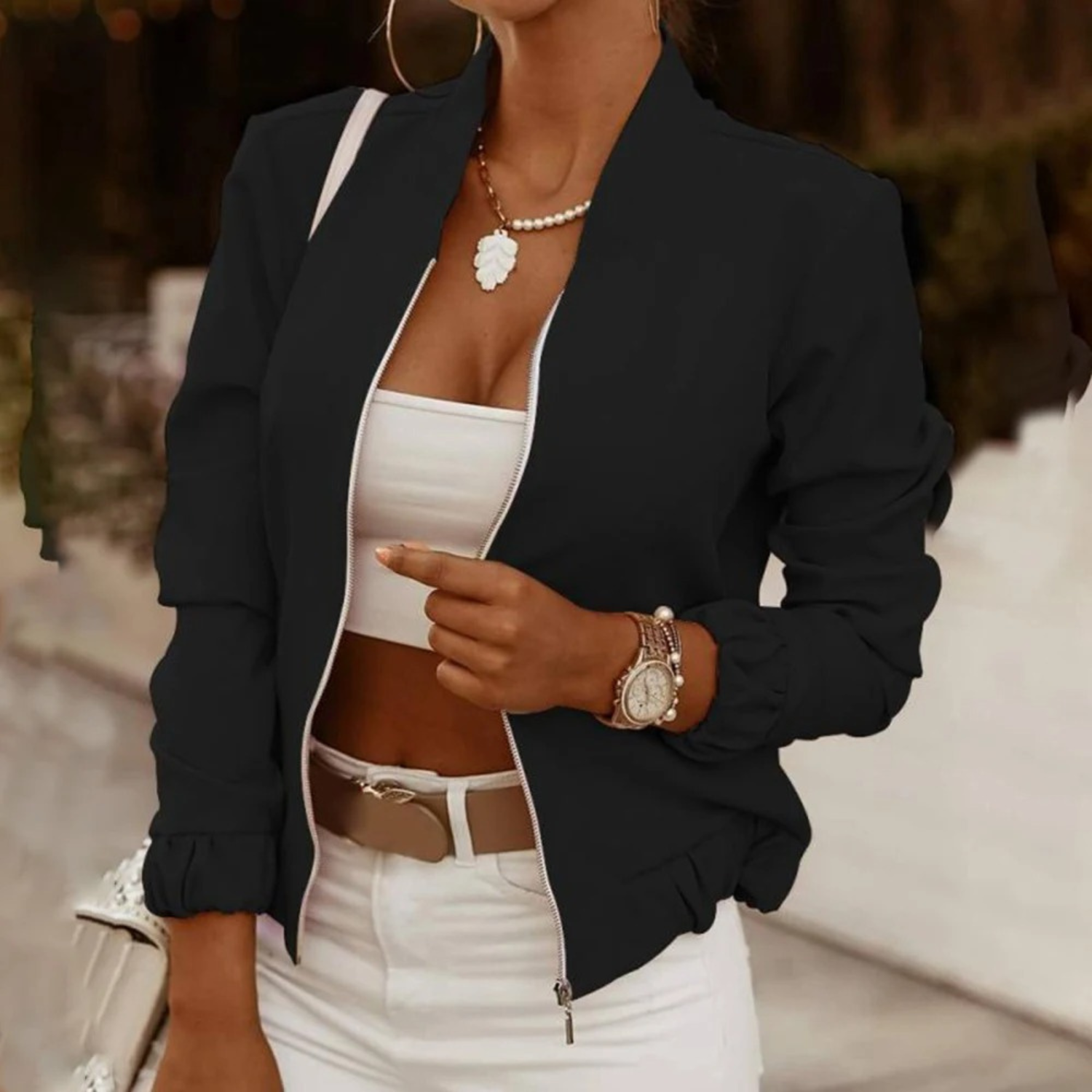 Valenzora | Women's summer jacket with a modern design