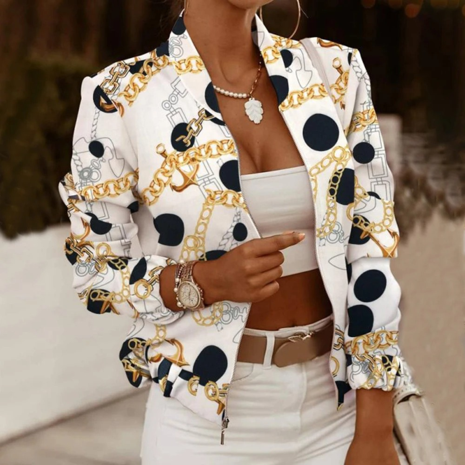 Valenzora | Women's summer jacket with a modern design