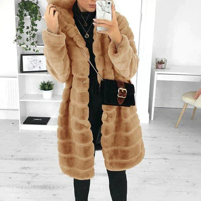 Valenzora | Kapuze | Kunstfell | Winterjacke | Damenjacke