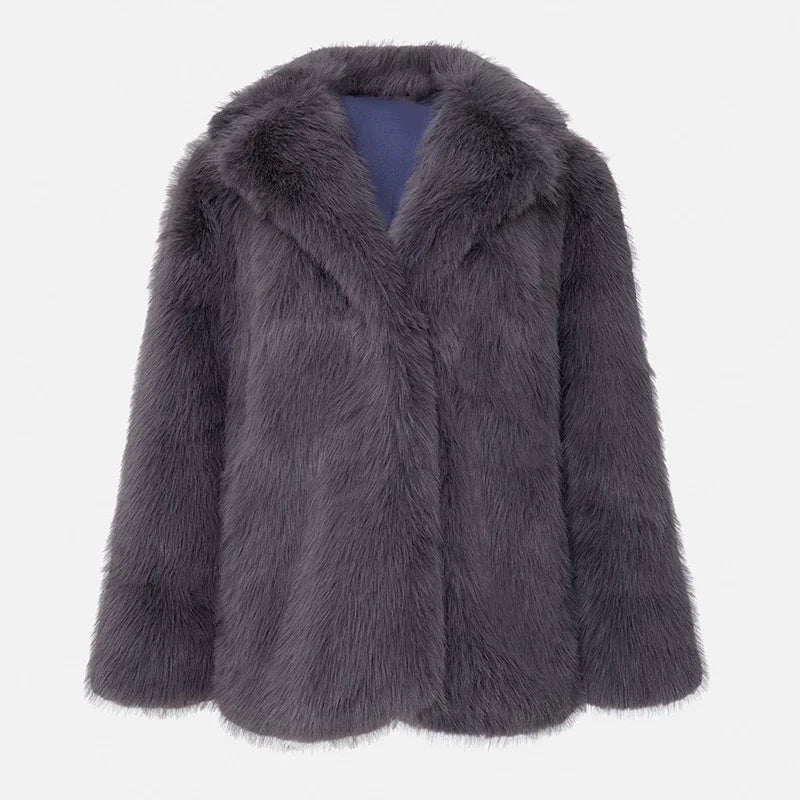 Valenzora | Short, fluffy women's faux fur jackets Valenzora | for women