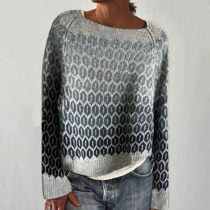 Valenzora | Grey Sweatshirt with Details