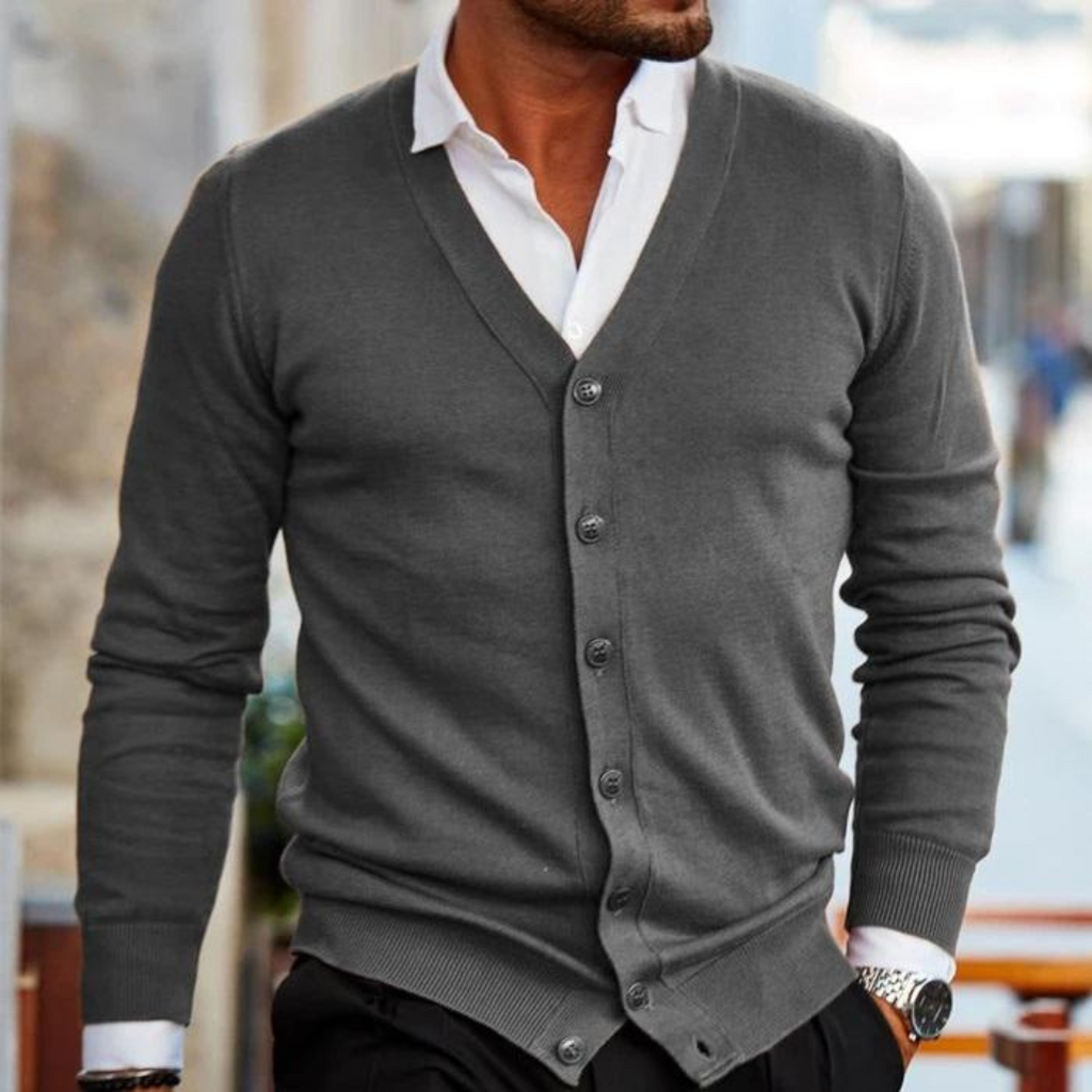 Valenzora | Cardigan aus Baumwolle – Elegant & klassisch