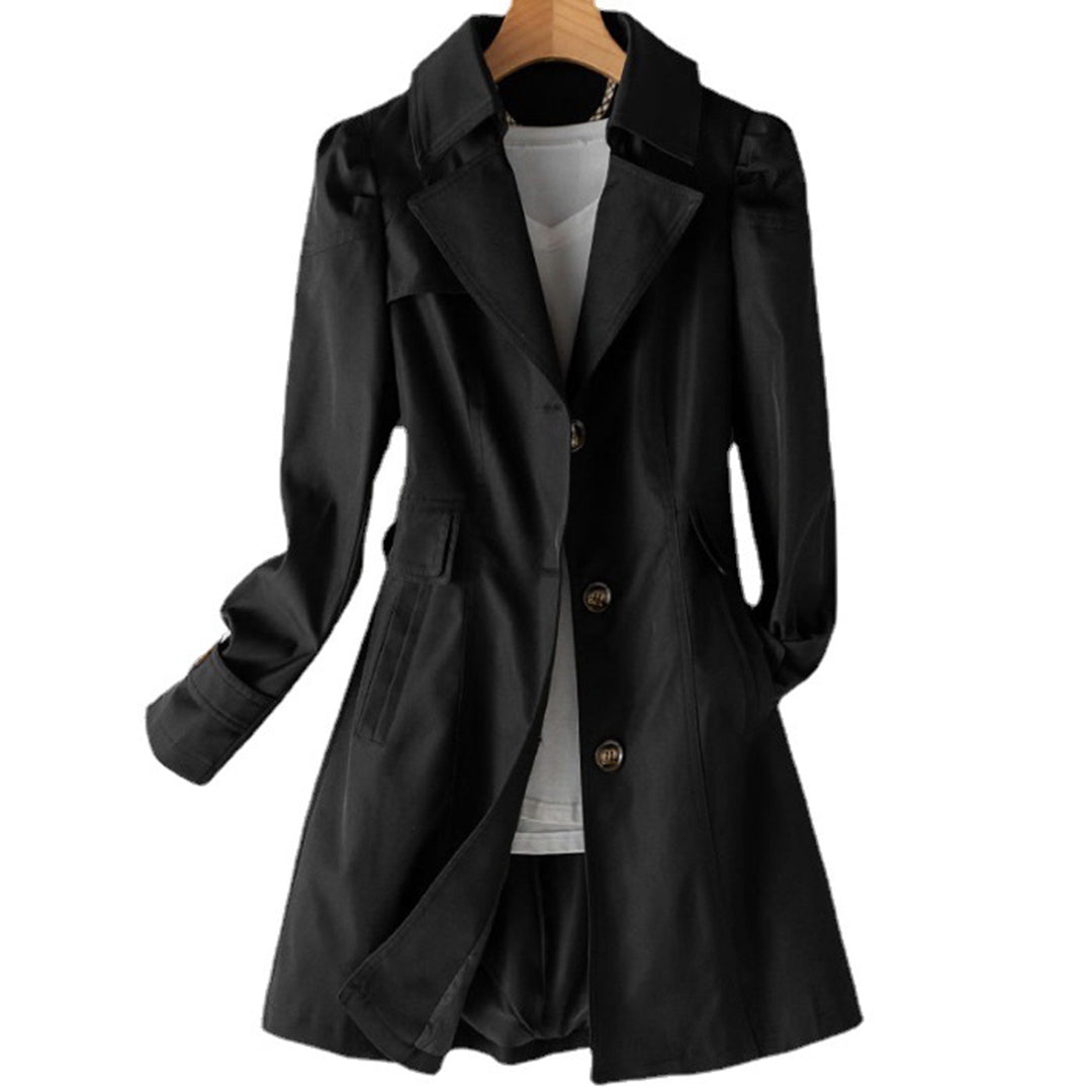 Valenzora | Long Trench Coat Rain Jacket for Women
