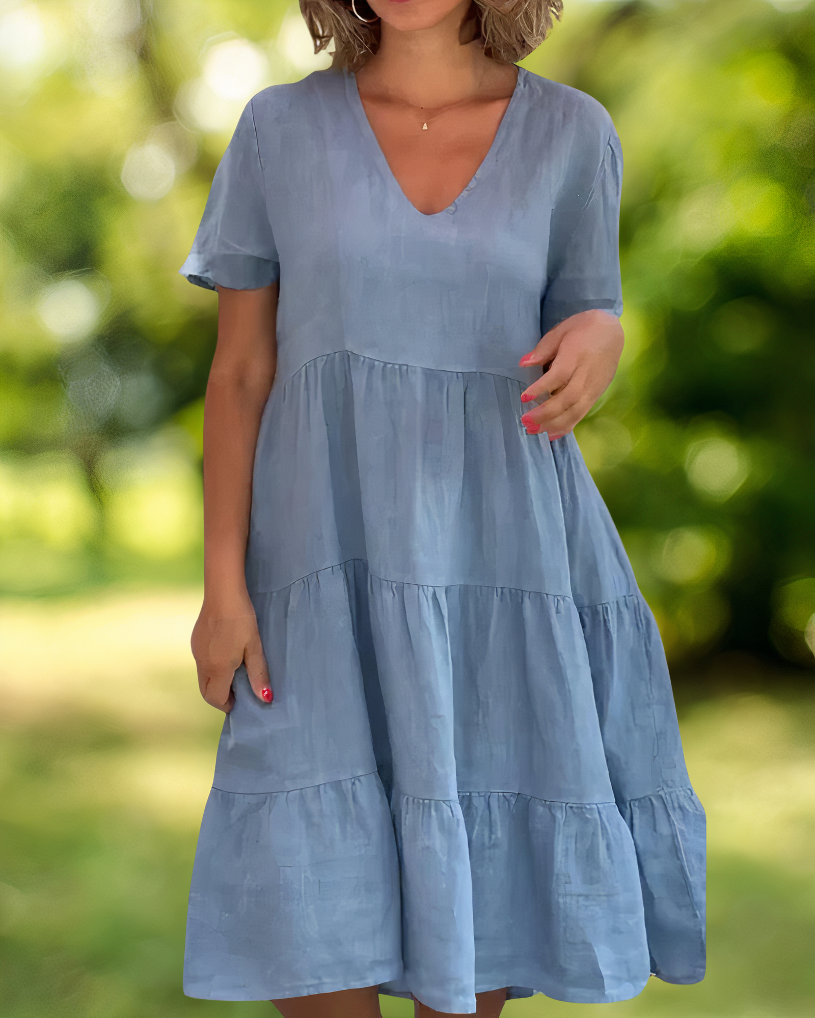 Valenzora | Cotton-linen dress
