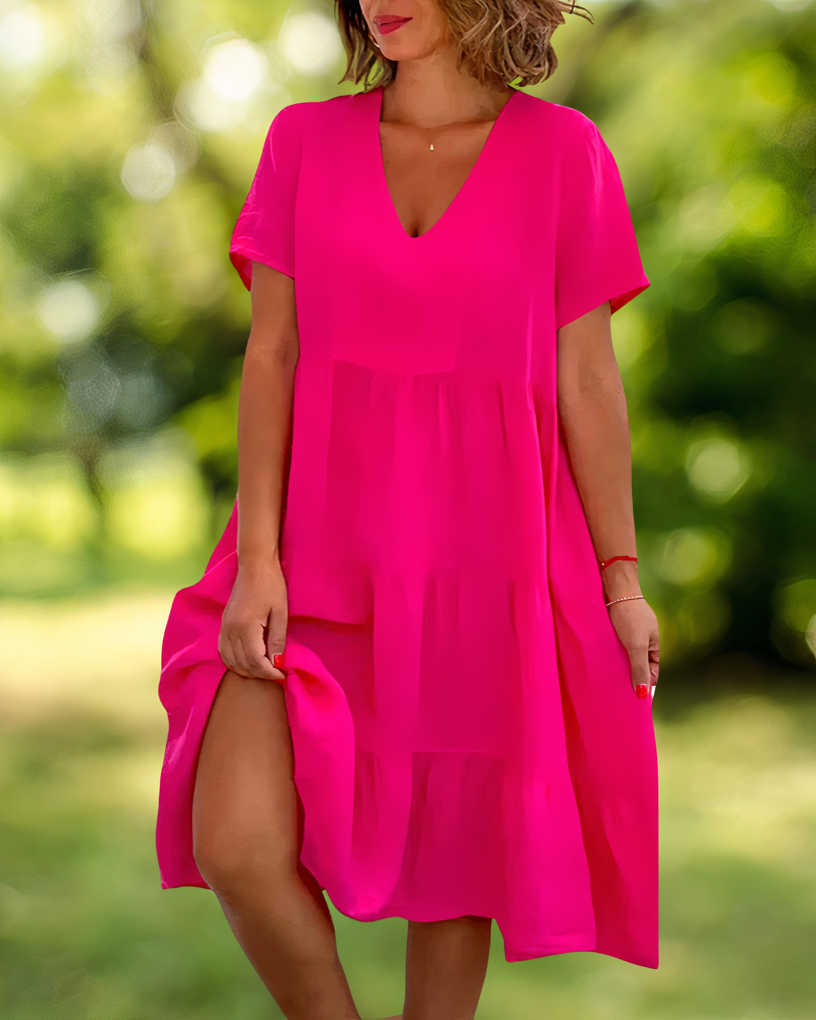 Valenzora | Cotton-linen dress