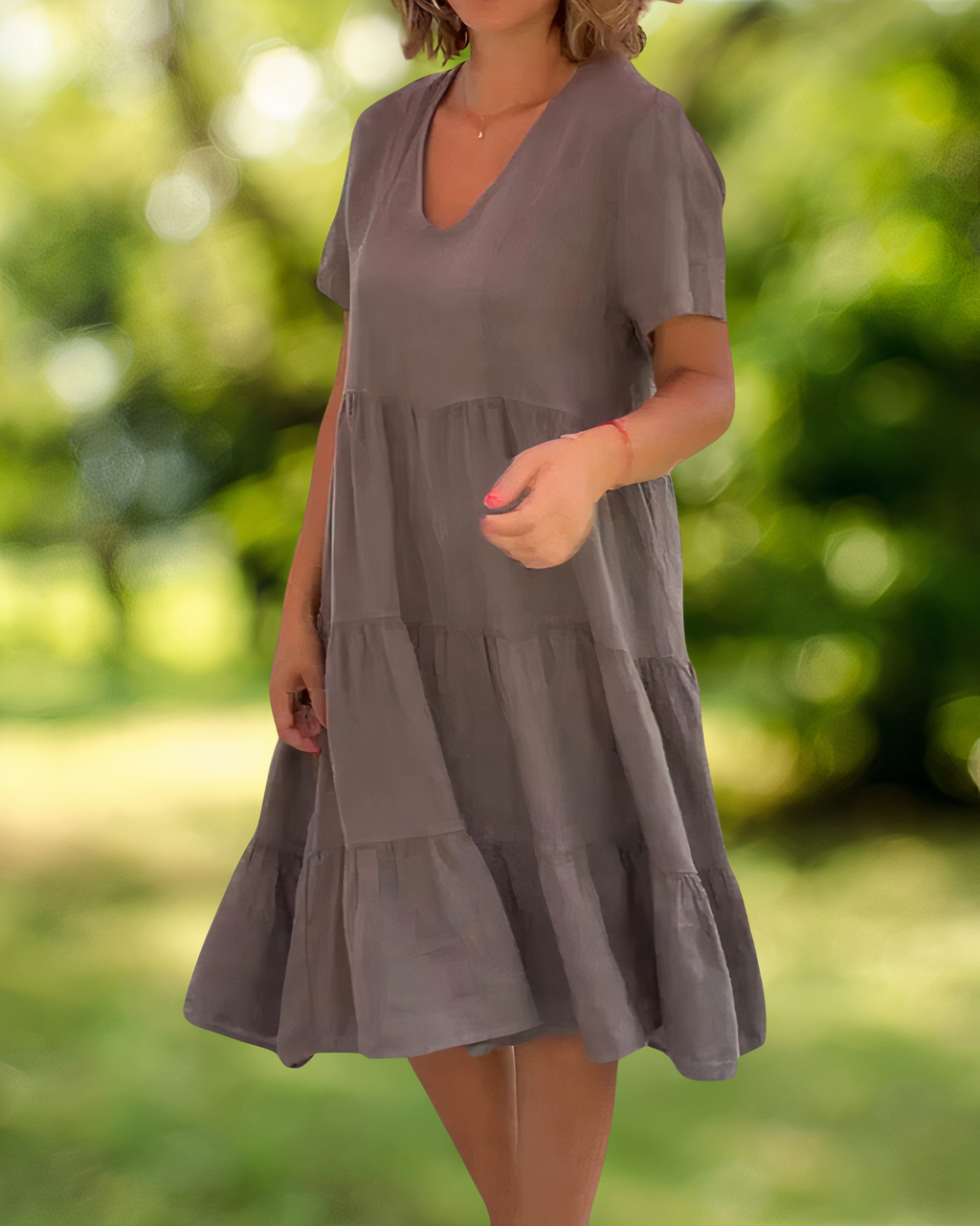 Valenzora | Cotton-linen dress