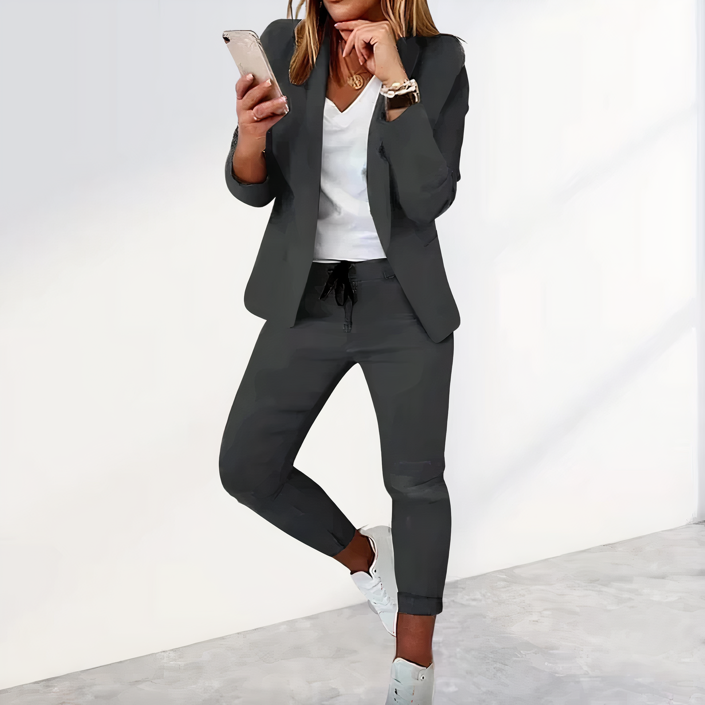 Valenzora | Damen Blazer und Hosen Set – Elegant & Professionell