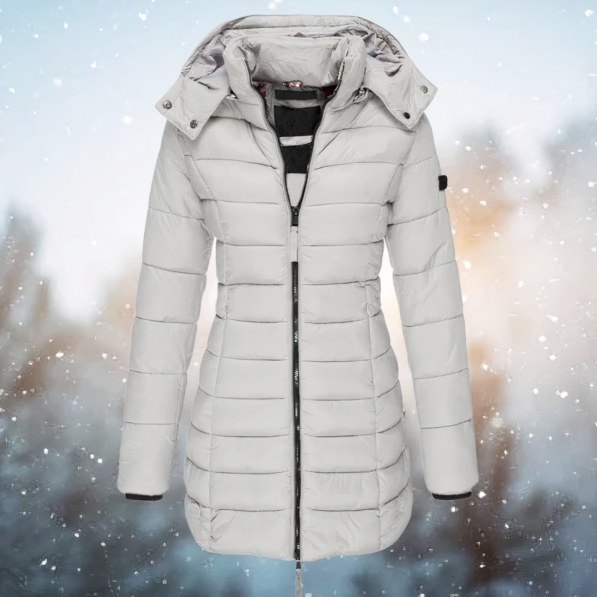 Valenzora | Tailored winter puffer coat for women