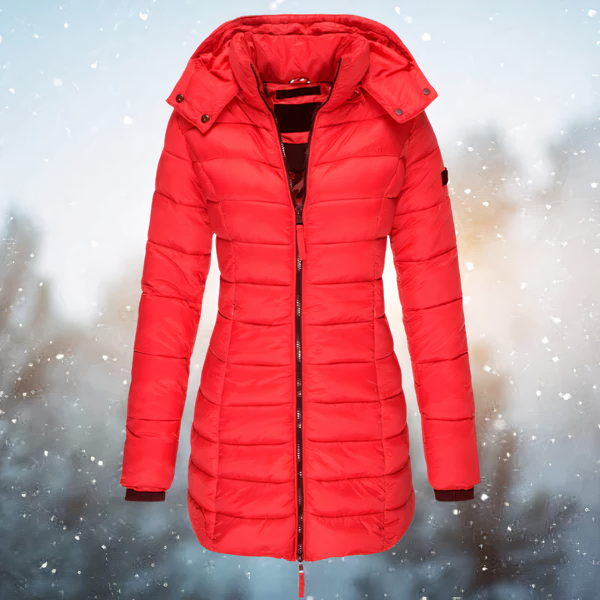 Valenzora | Tailored winter puffer coat for women