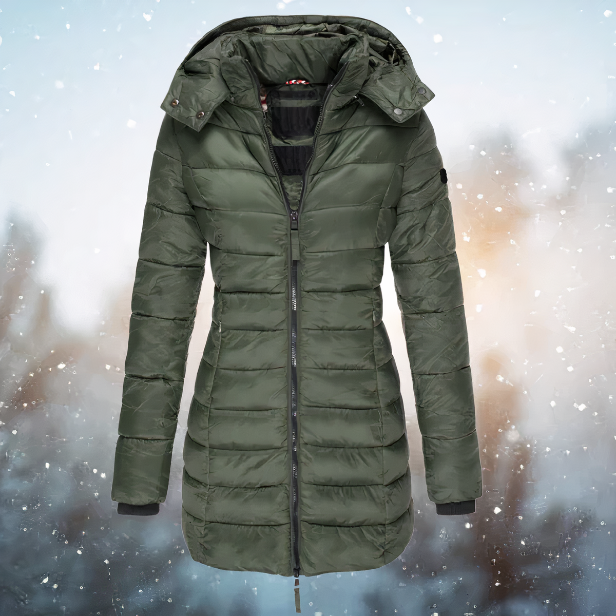 Valenzora | Tailored winter puffer coat for women