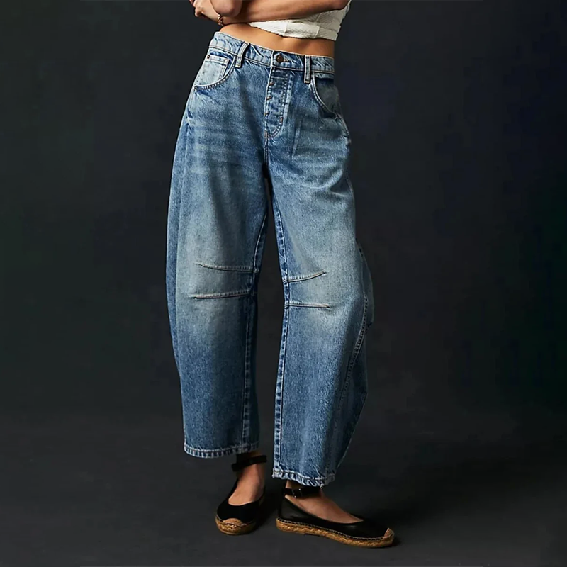 Alicia - Wide-leg comfort jeans