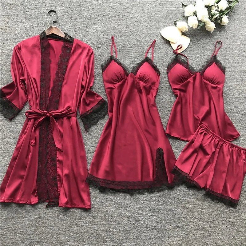 Valenzora | Satin Pyjama Set