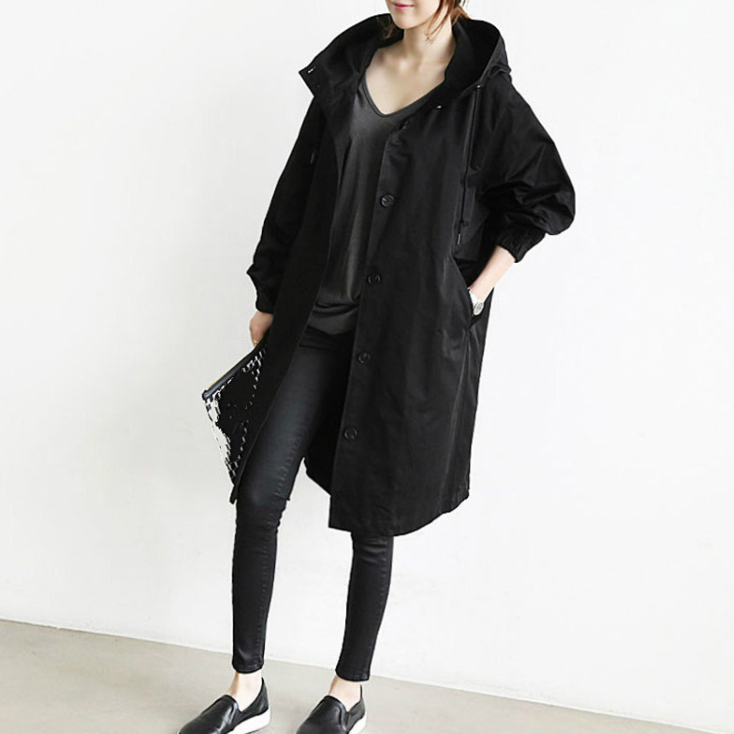 Valenzora - Long trench coat for women