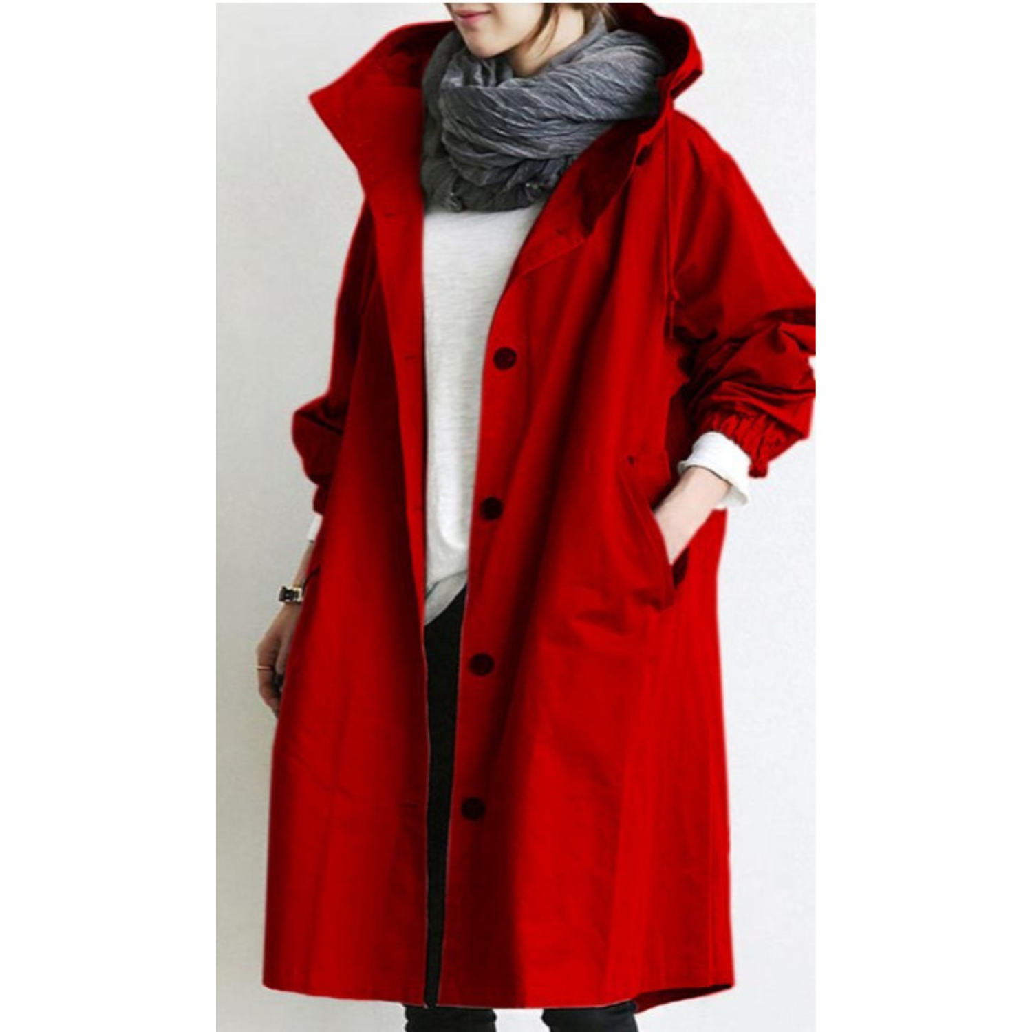 Valenzora | Long Trench Coat for Women