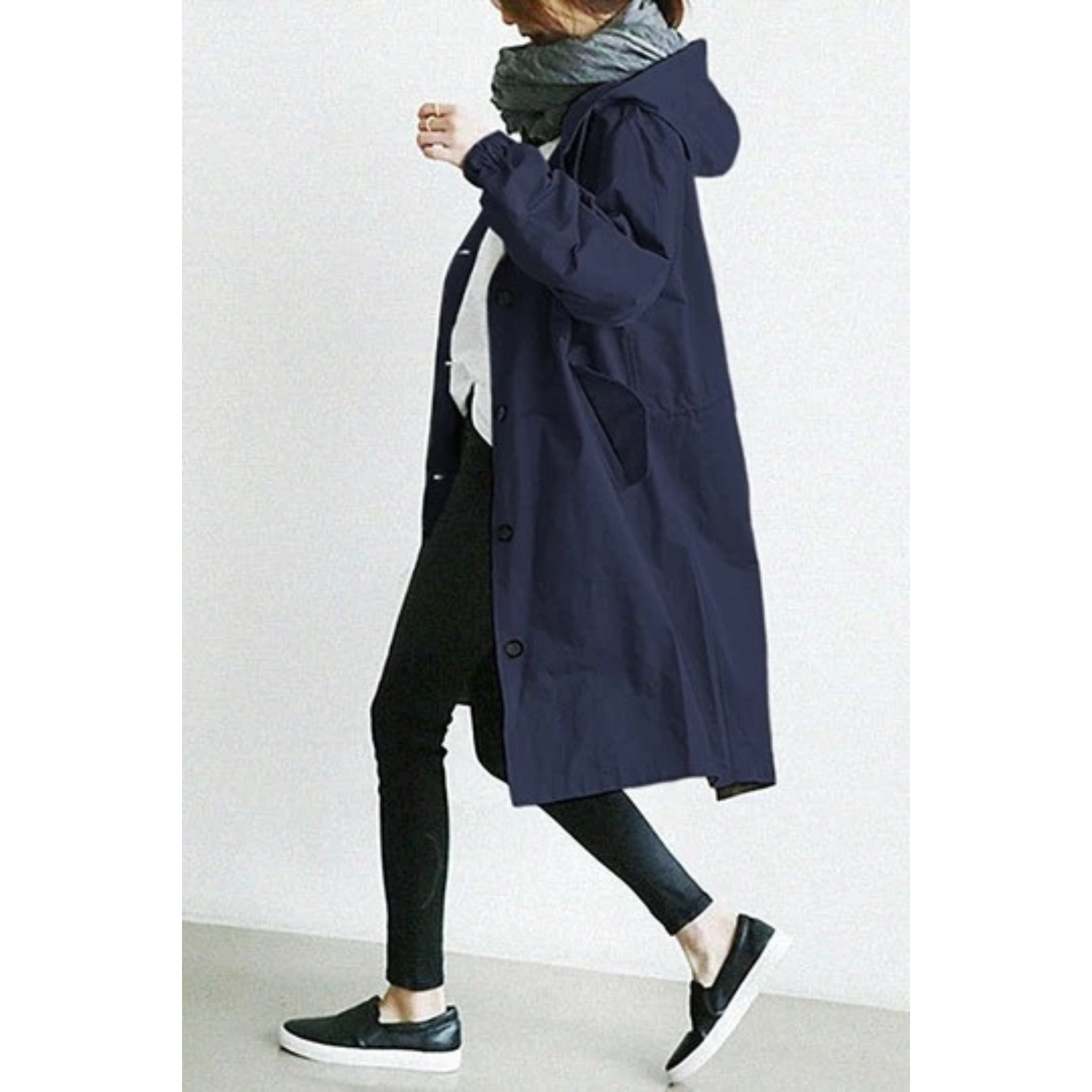 Valenzora - Long trench coat for women