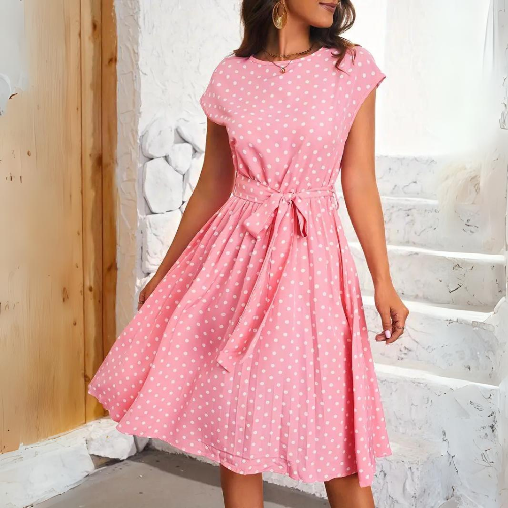 Valenzora | Elegantes gepunktetes Kleid