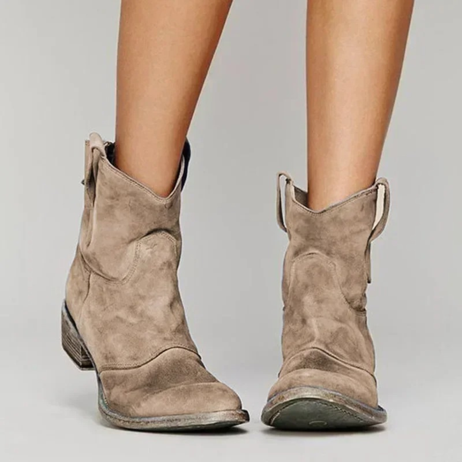 Valenzora | Leather cowboy boots for women