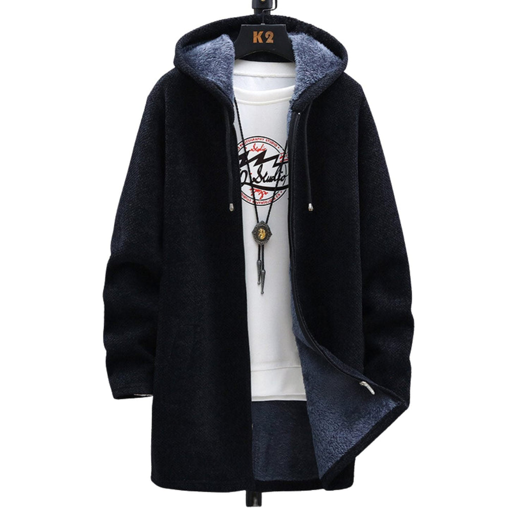 Valenzora | Fleece jacket with hood - warm women's jacket with zipper and soft lining