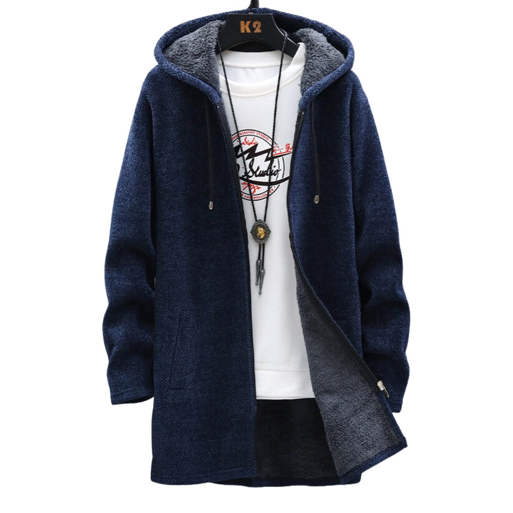 Valenzora | Fleece jacket with hood - warm women's jacket with zipper and soft lining