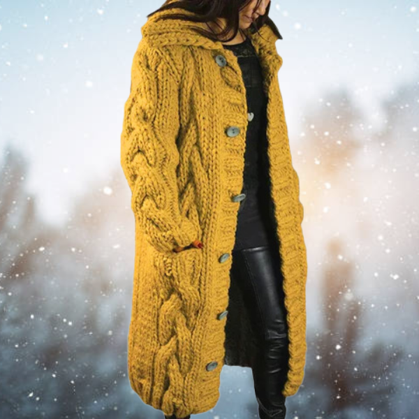 Valenzora | Strickjacke - Zopfstrickjacke für Damen