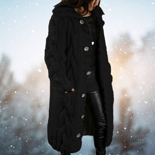 Valenzora | Strickjacke - Zopfstrickjacke für Damen