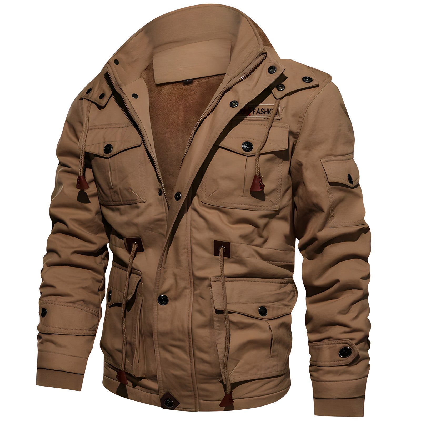 Valenzora | Waterproof military jacket with adjustable waistband