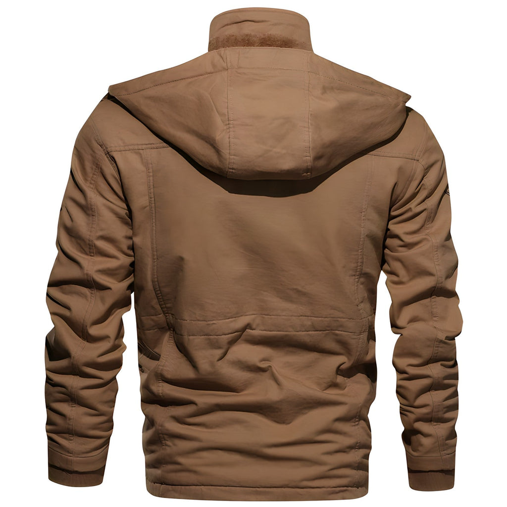 Valenzora | Waterproof military jacket with adjustable waistband