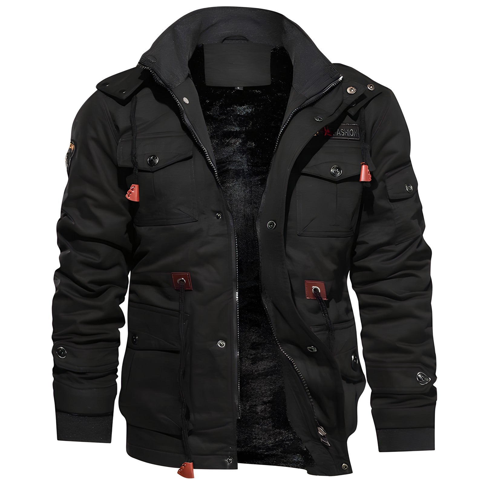 Valenzora | Waterproof military jacket with adjustable waistband