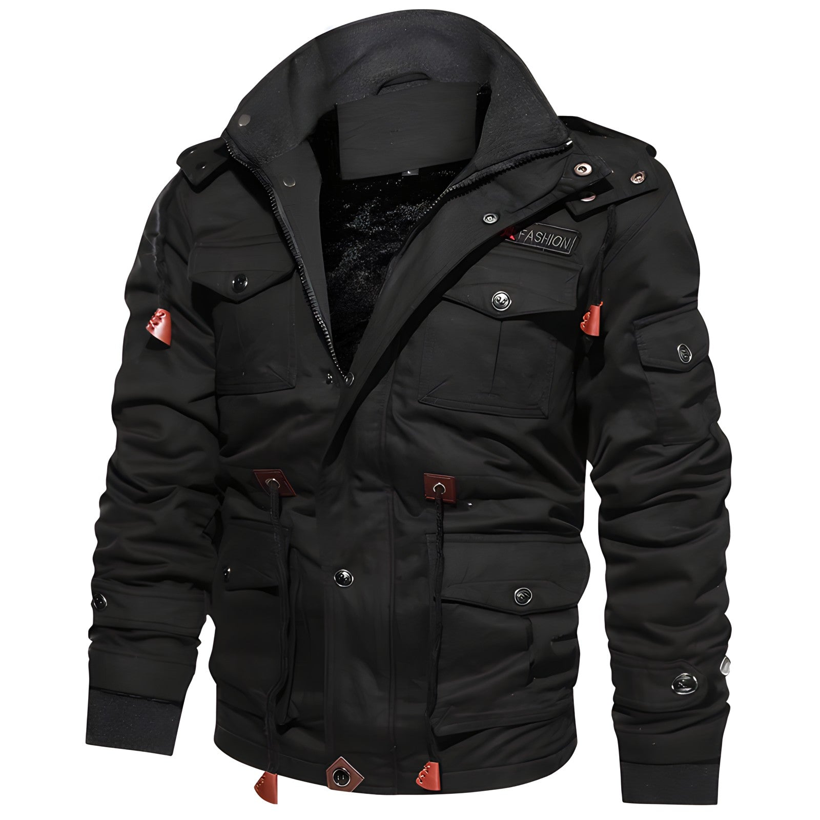 Valenzora | Waterproof military jacket with adjustable waistband