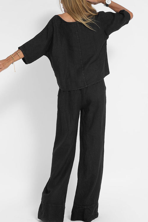Valenzora | Cotton Linen Suit