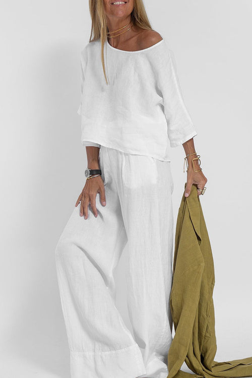 Valenzora | Cotton Linen Suit