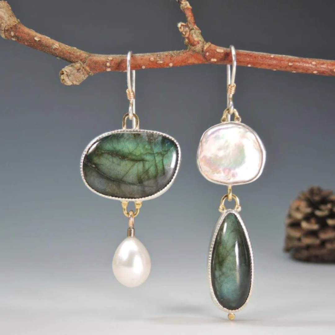 Valenzora | Vintage Stone Earrings Stone