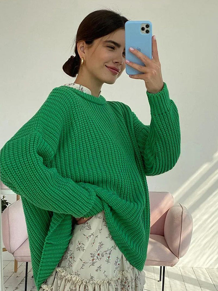 Valenzora | Oversized Grobstrickpullover für Damen