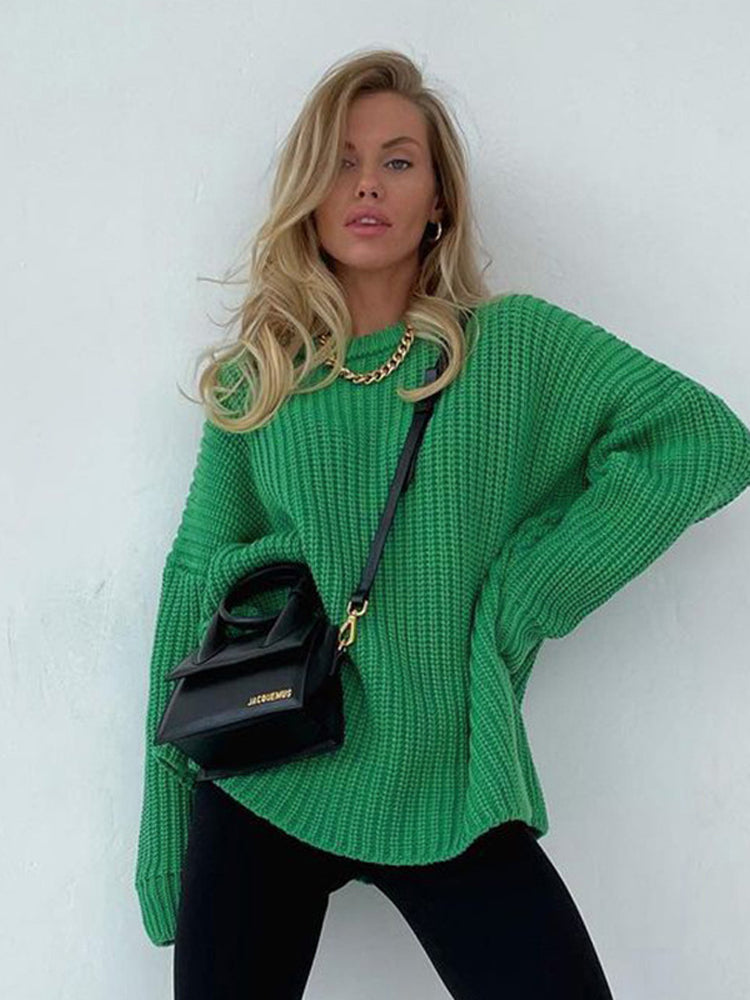Valenzora | Oversized Grobstrickpullover für Damen