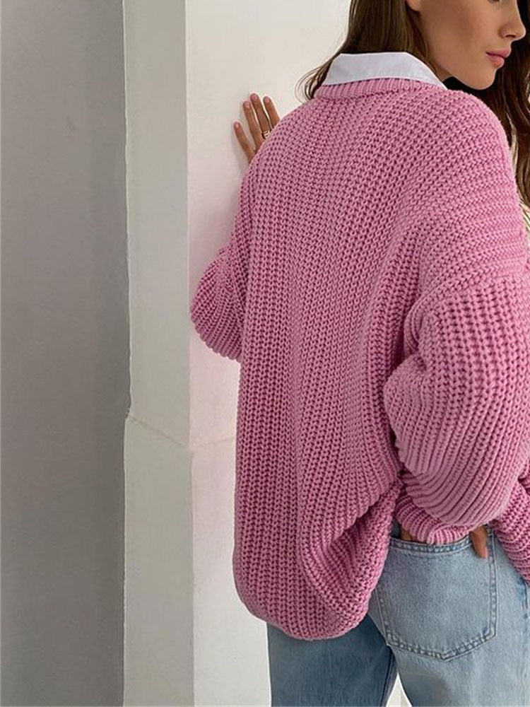 Valenzora | Oversized Grobstrickpullover für Damen