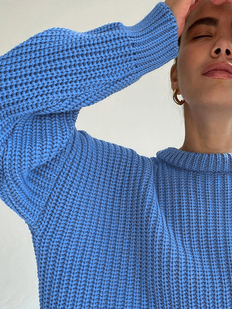 Valenzora | Oversized Grobstrickpullover für Damen