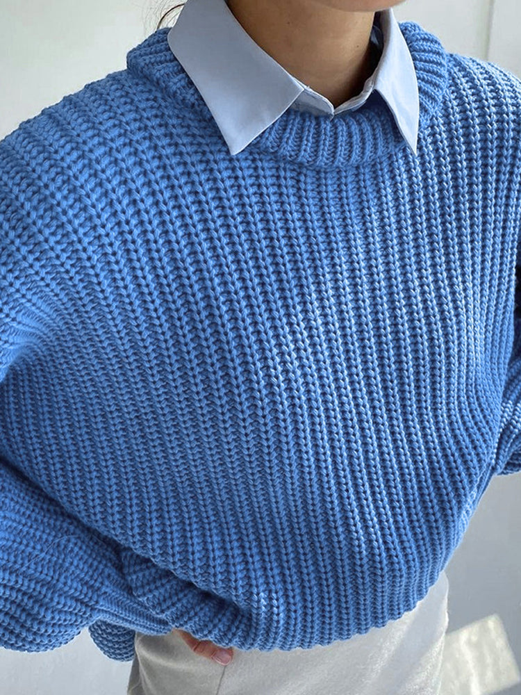 Valenzora | Oversized Grobstrickpullover für Damen