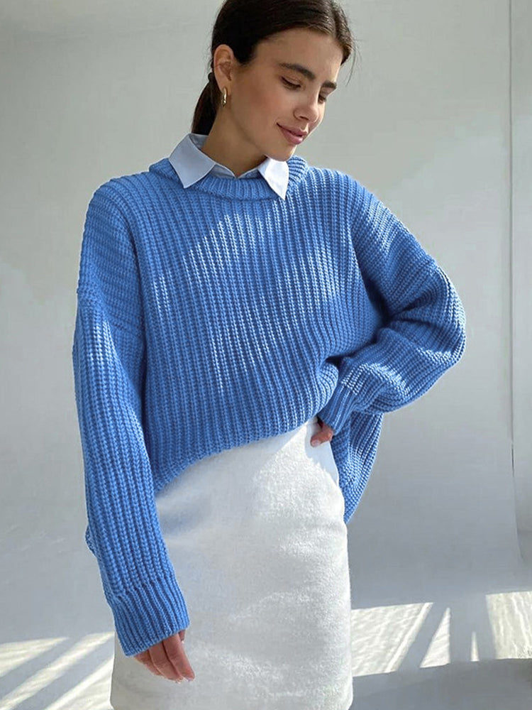Valenzora | Oversized Grobstrickpullover für Damen