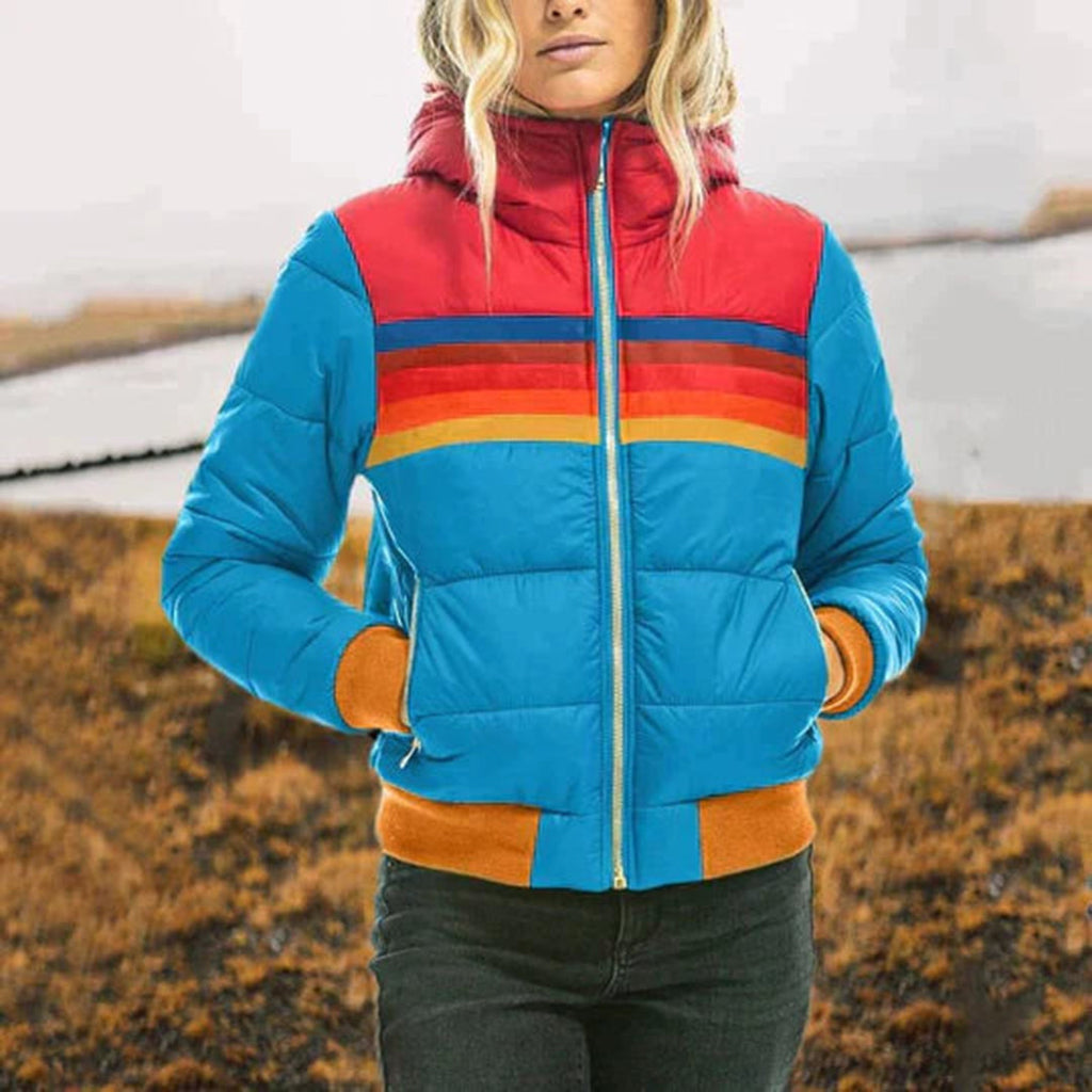 Valenzora | Women's jacket with colored stripes