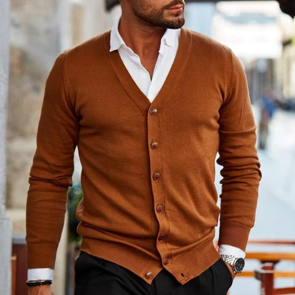 Valenzora | Cardigan aus Baumwolle – Elegant & klassisch